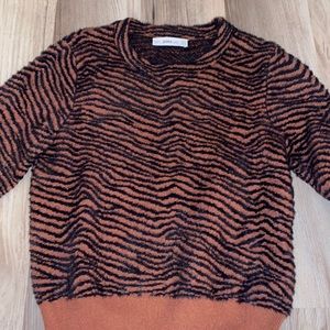 Zara tiger print Fleece